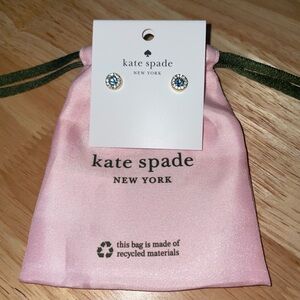 Kate Spade Gold and Light Sapp Stud Earrings - NWT